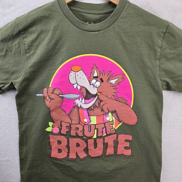 KAWS x Monsters General Mills Frute Brute Shirt Mens Small Green Streetwear - Picture 2 of 8